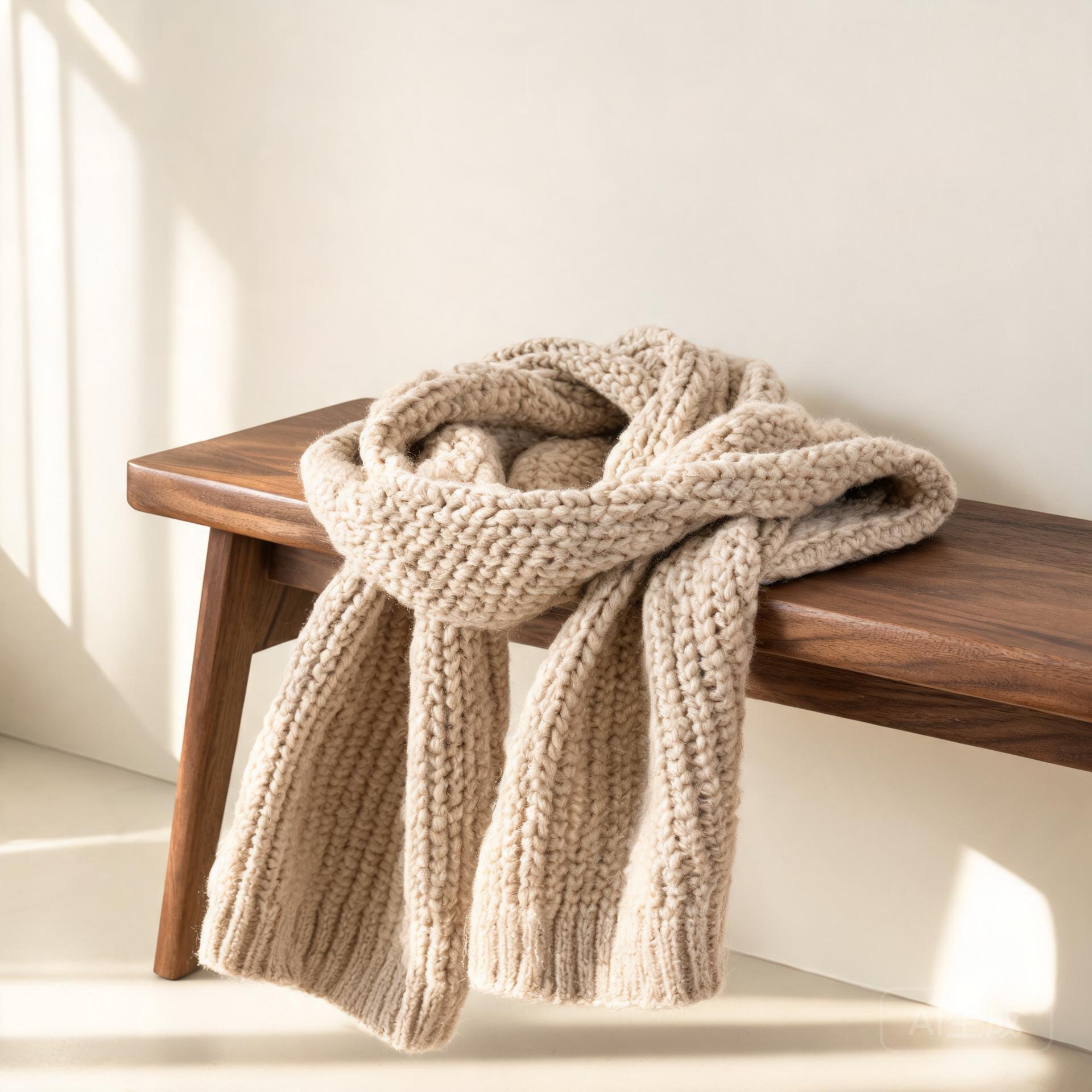 Loam Wool Wrap scarf